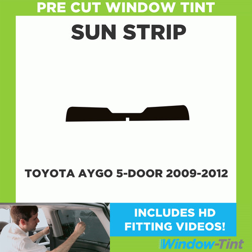 Sunstrip oscurato pretagliato