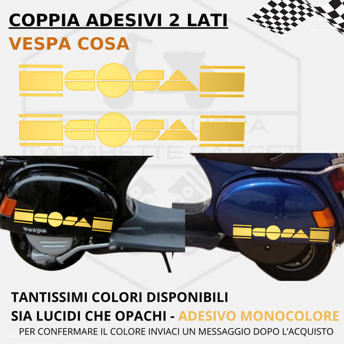 Coppia adesivi vespa - coppia,