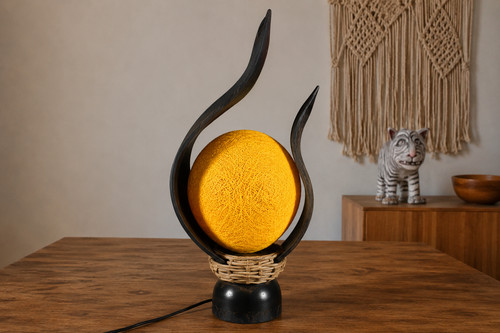 Lampada artigianale foglie - , di