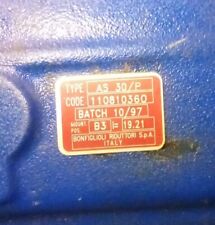 RIDUTTORE BONFIGLIOLI AS30/P B3 i=19.21