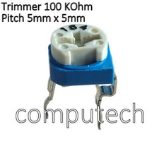 5 pezzi Trimmer 100 KOhm