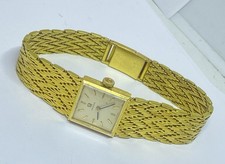 BELLISSIMO OROLOGIO OMEGA DONNA ORO GIALLO 750 MASSICCIO CARICA MANUALE