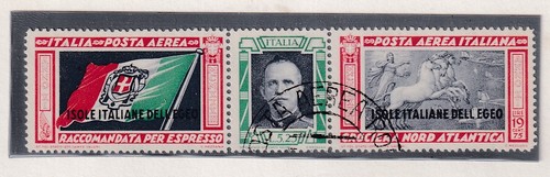 Egeo 1933 posta - egeo, aerea