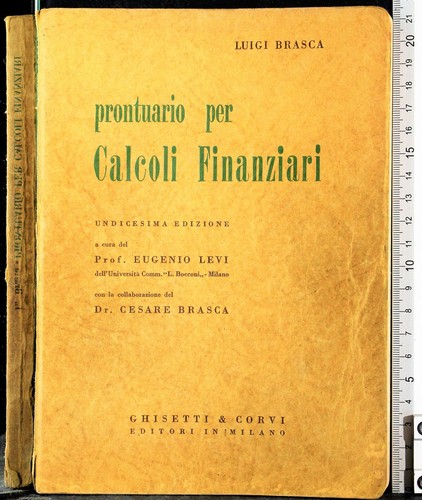 Prontuario per calcoli - prontuario,