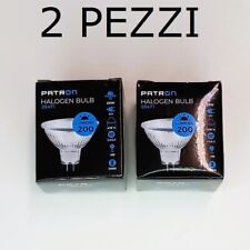 2 lampade alogena dicroica faretto MR16 20W attacco GU5.3 12V