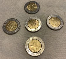 LOTTO di 5 MONETE 500 LIRE REPUBBLICA DI SAN MARINO 1980-1993……