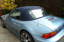 BMW Z3 blu mohair cappuccio /