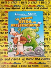 Book Libro GERONIMO STILTON 19 la grande sfida dei preistocuochi PIEMME 2016(A13