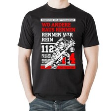 T-shirt pompiere pompiere in