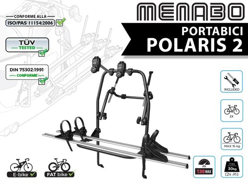 Portabici posteriore menabo - portabici,