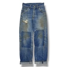 Jeans vintage anni 50 Tuf Nut Sanforizzati Selvedge Denim fattoria sbiaditi invecchiati USA