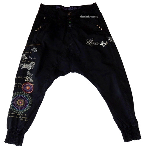 Pantaloni harem desigual - harem,