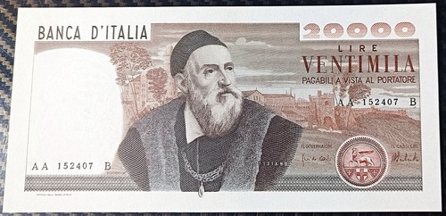 20000 lire tiziano decr - 20000,