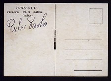 PAOLO PAOLINO PULICI AUTOGRAFO