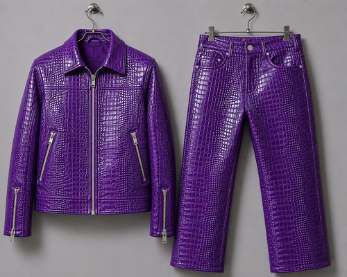 Set pantaloni giacca - , pelle