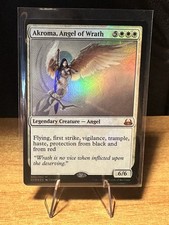 Akroma, Angelo della Distruzione - Akroma, Angel of Wrath  NM 001 FOIL MTG