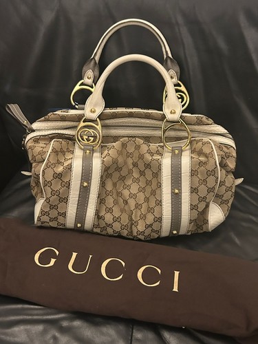Borsa vintage gucci tela - borsa,