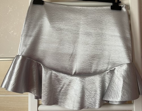 Minigonna stretch con balza - minigonna,