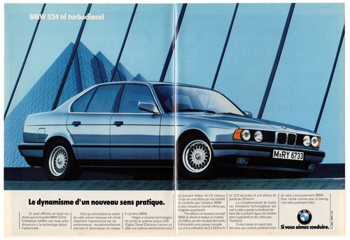 1988 bmw 524 vintage - 524, td