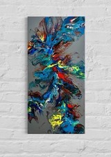 Quadro acrilico arcobaleno