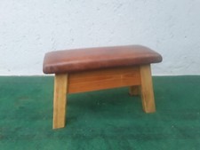 Panca Da Allenamento Palestra In Legno E Cuoio Vintage