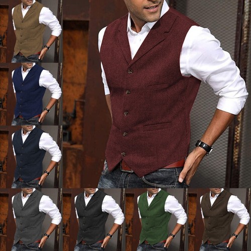 Gilet uomo tweed vintage