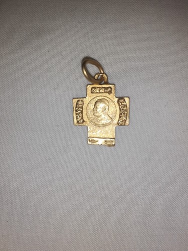 Ciondolo croce oro - , papa