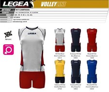 Completi Volley Femminile Mod. KIT CAMPANIA LEGEA completo pallavolo Woman