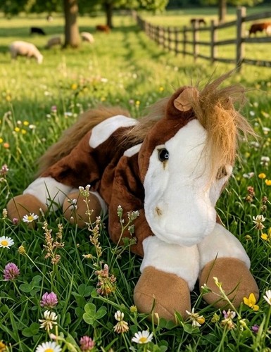 Peluche cavallo dipinto