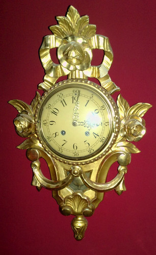 Orologio foglia oro - foglia,