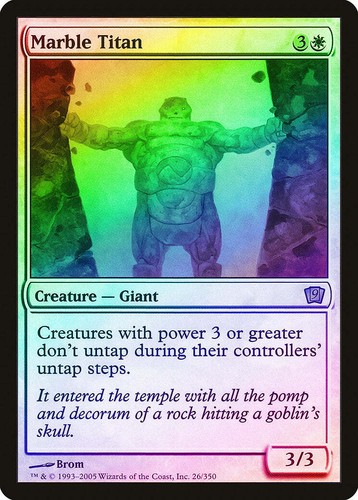 Foil marble titan ninth - foil, ~