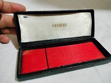 Scatola orologio Candino rara vintage anni 50 raso rosso Swiss made