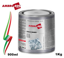 VERNICE ZINCANTE A FREDDO ZINCO CHIARO PROTETTIVO PER ESTERNI 900ml "AMBRO-SOL"