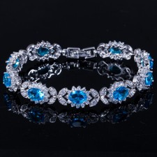 Bracciale maglia catena fiori