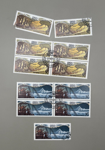 Blocchi francobolli sovietici - blocchi,