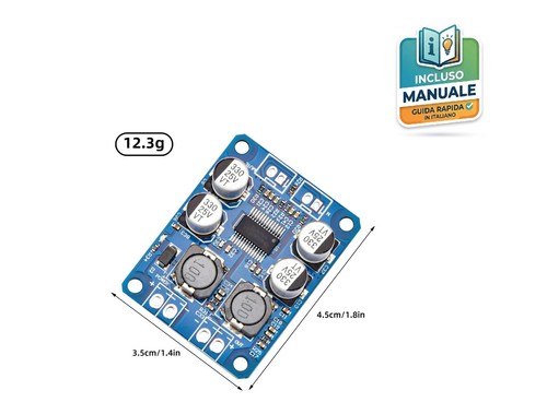 Modulo amplificatore audio - amplificatore,