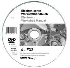 Bmw 4 F32 (435d) 2013-2017  manuale officina - repair manual su cd