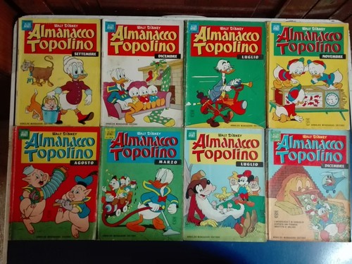 Lotto almanacco topolino - almanacco, albi