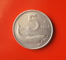 5 LIRE 1966 - FDC [J760]