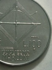 REPUBBLICA 100 LIRE MARCONI