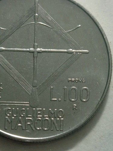 Repubblica 100 lire marconi - repubblica,