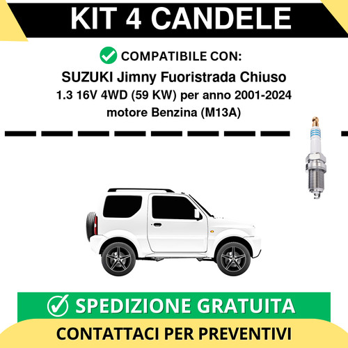 Kit candele per suzuki - 4,