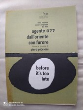 PIERO PICCIONI "BEFORE IT'S TOO LATE" - "ON FIRE" - 1965 - ED. GENERAL MUSIC