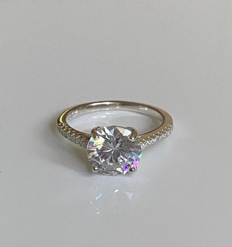 Anello solitario argento - in,