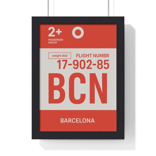 Poster carta imbarco - poster,