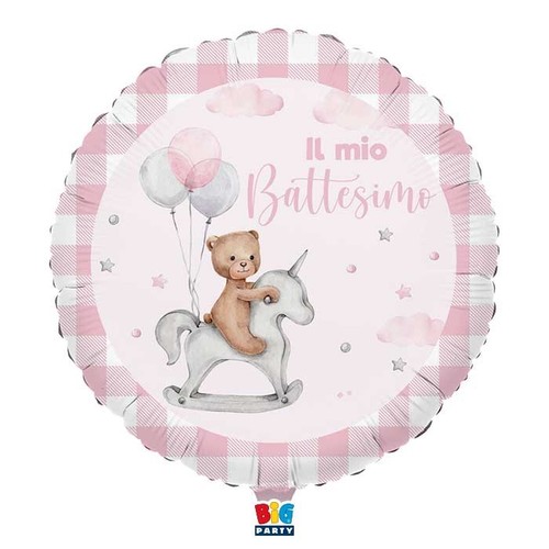 Pallone mio battesimo rosa - mio,