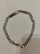 Bracciale argento 925 con due