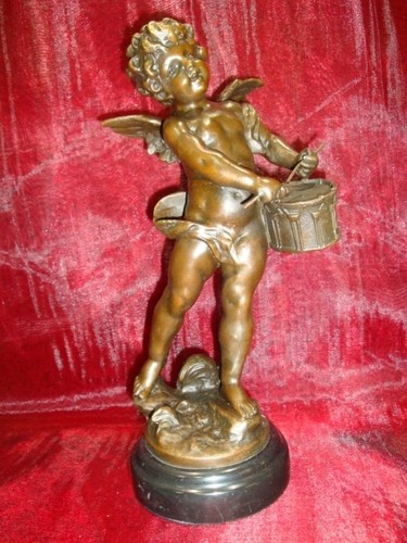 Statua angelo tamburo - statua,