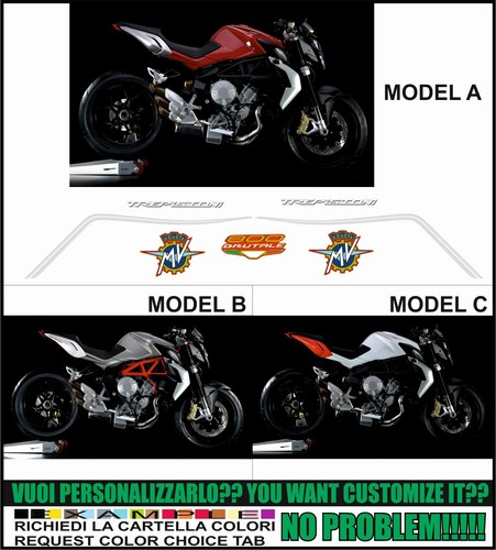 Adesivi brutale 800 2013 2014 - 800,