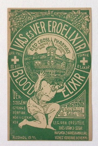 Etichetta bottiglia medicinale